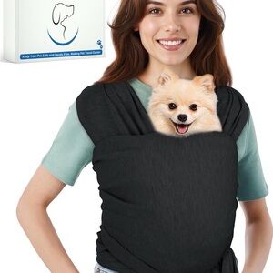 Pet Carrier Wrap Sling - Hands-Free Dog & Puppy Front Carrier